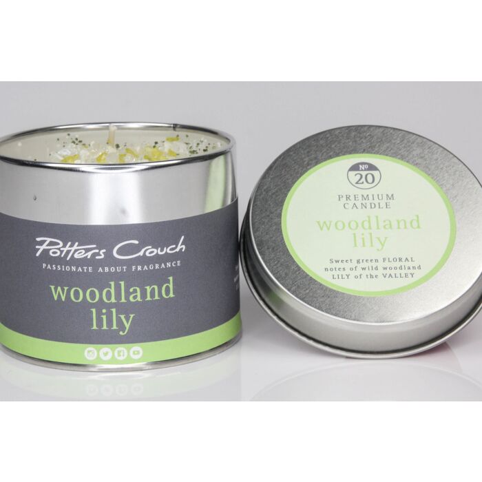 Potters Crouch - Candle Tin - Woodland Lily-1